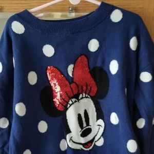 Girls GAP Minnie Mouse Sweater sz 8